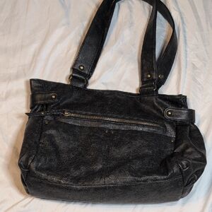 Bueno Elegant Black Handbag
